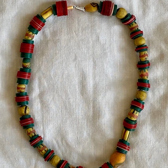 African Beaded Necklace - Picture 3 of 3